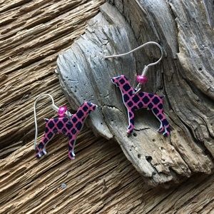 FREE Weimaraner dog earrings, weimy earrings, dog